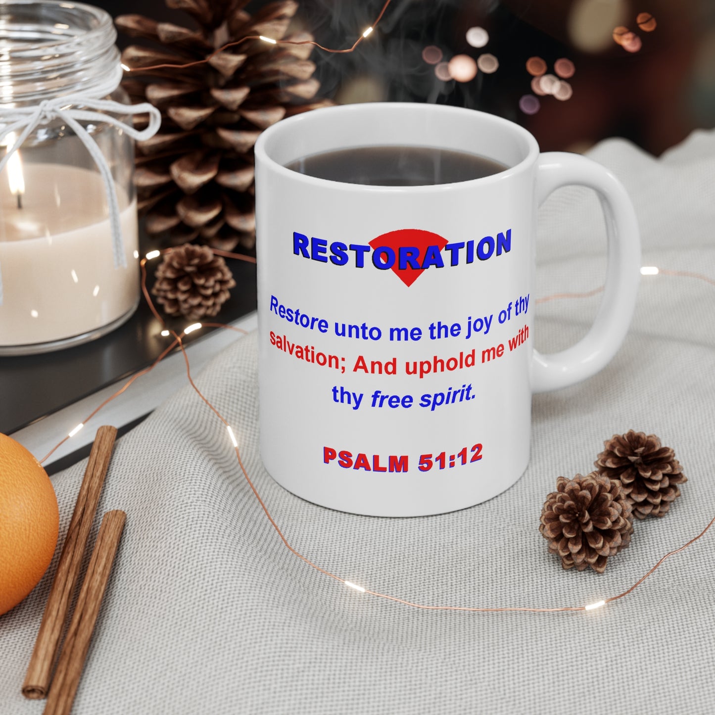 The Psalm 51:12 Drinking Mug 11oz