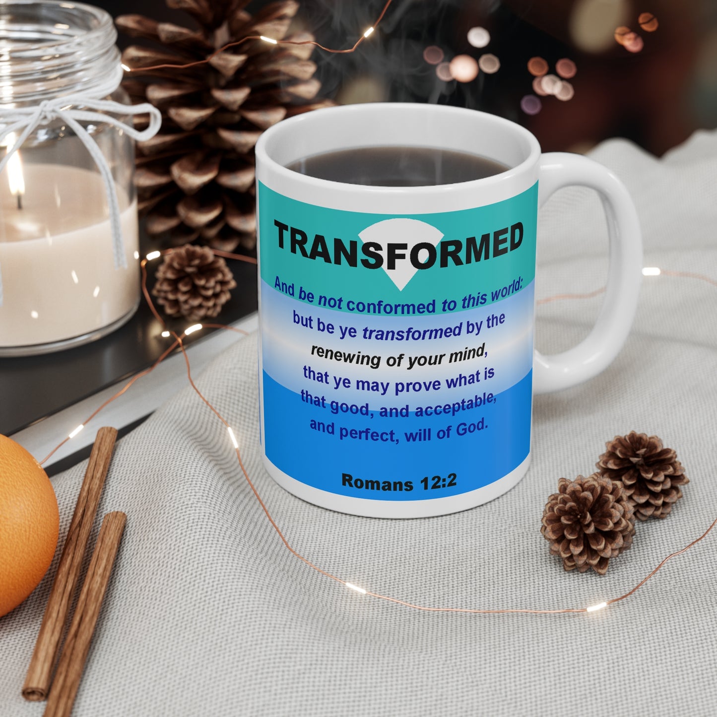 The ROMANS 12:2 Mug - 11oz