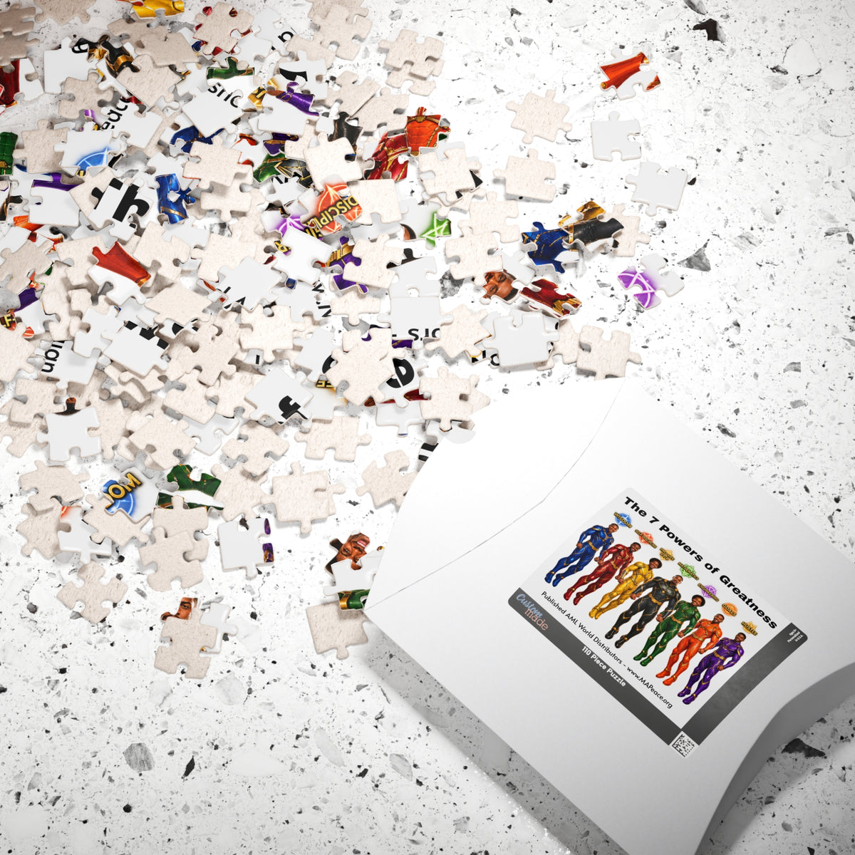 The 7 Powers of Greatness Puzzle | Inspirational Superhero Characters 252-1014 pc