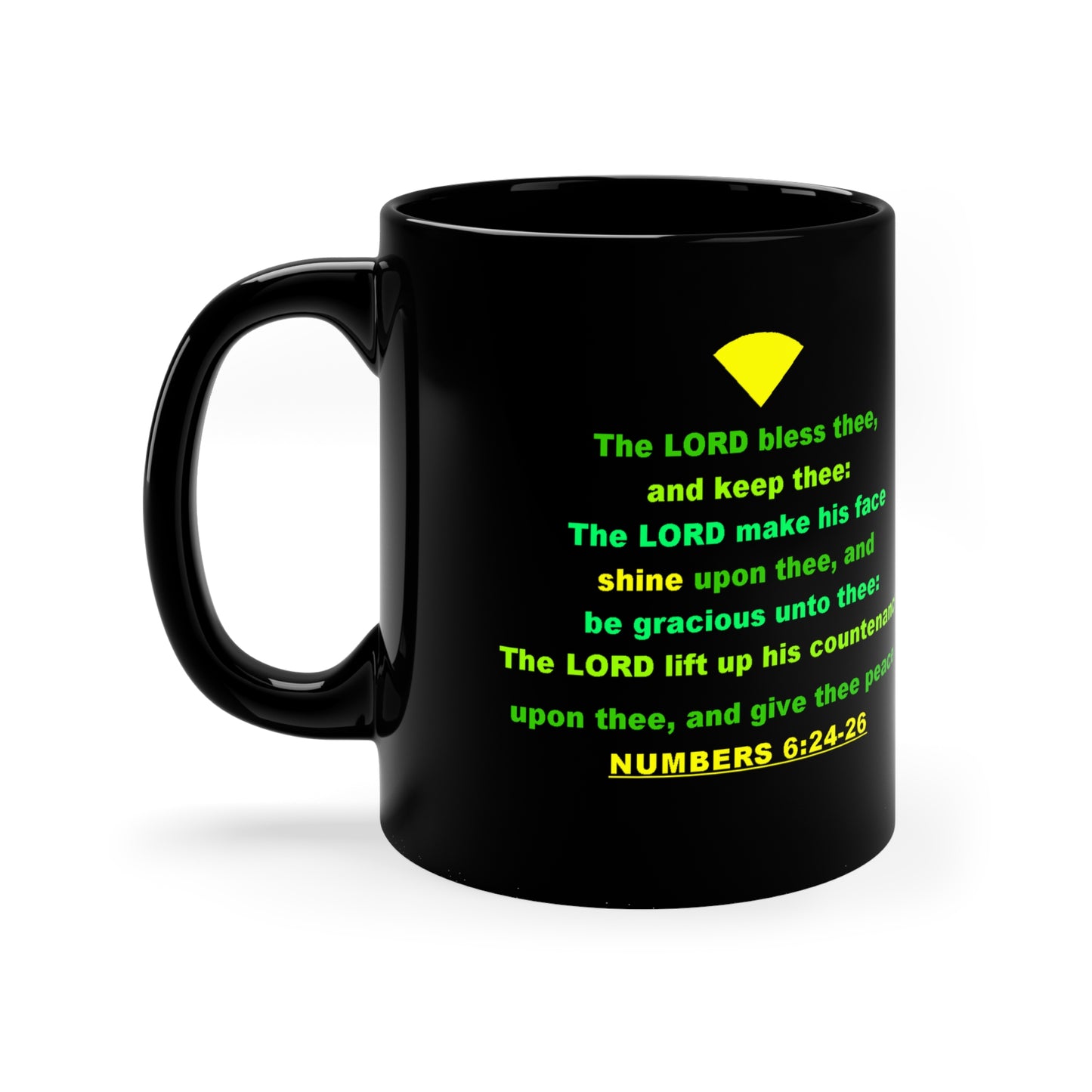 The NUMBERS 6:24-26 Drinking Mug, 11oz