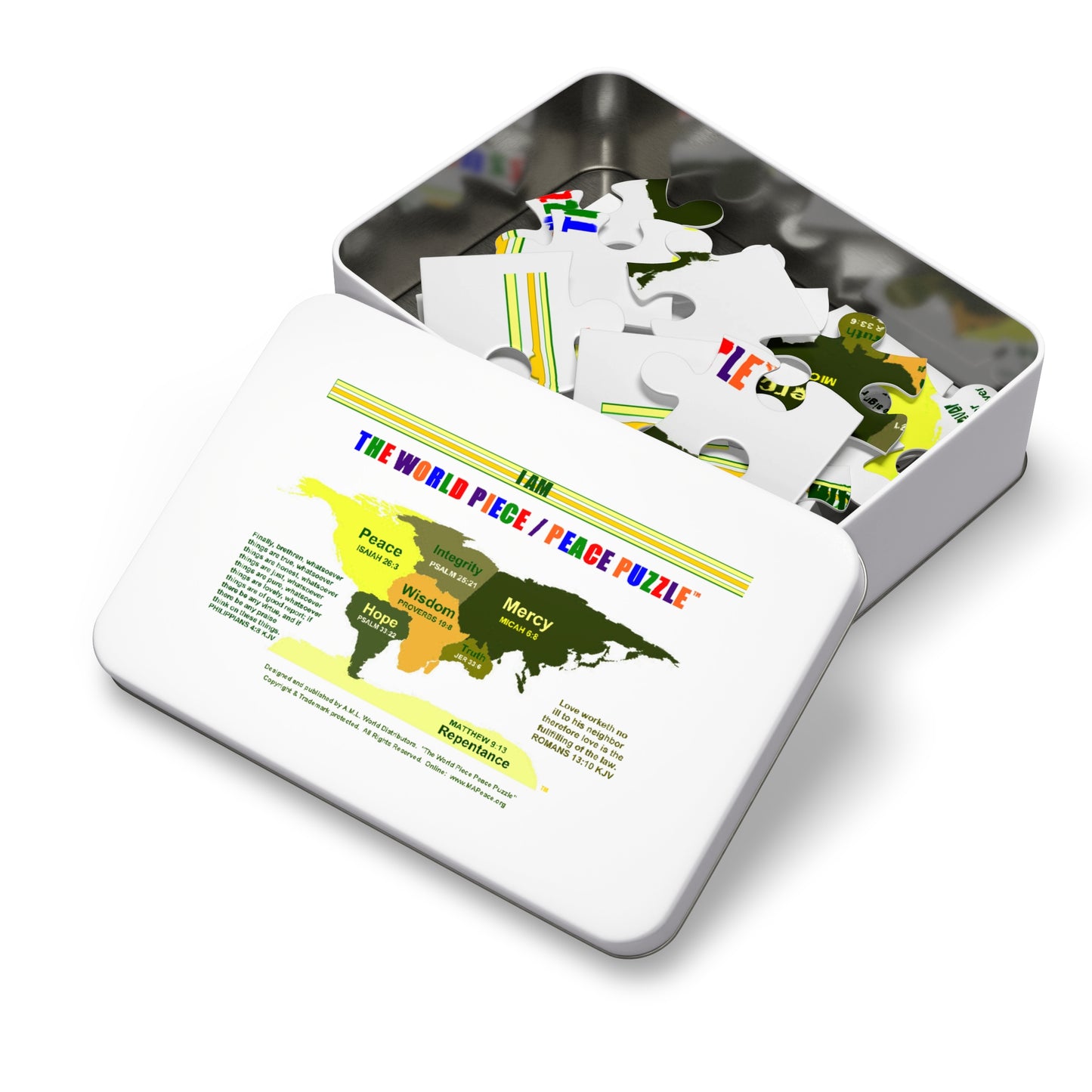 World Peace Jigsaw Puzzle - GOLD