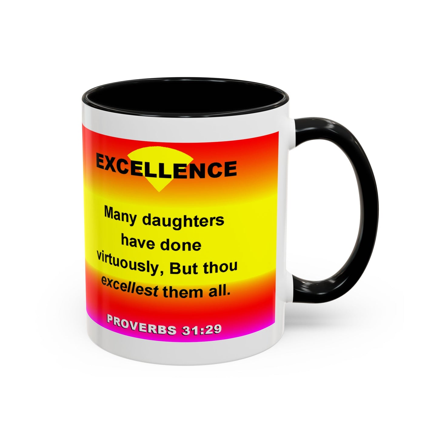 The Proverbs 31:29 Accent Coffee Mug (11, 15oz)