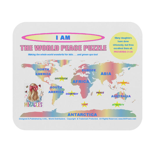 Daughters - Bible Verse Mouse Pad: (Rectangle)