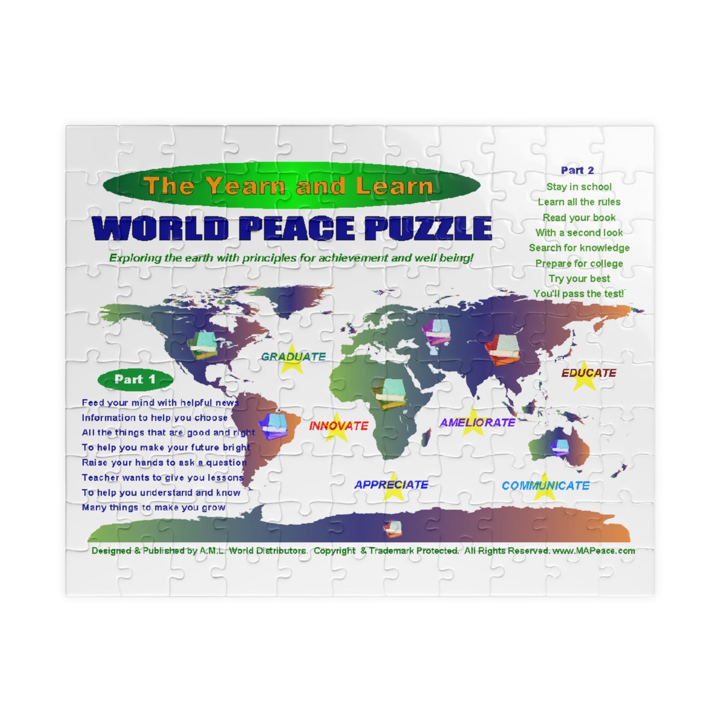 The Yearn & Learn World Peace Puzzle