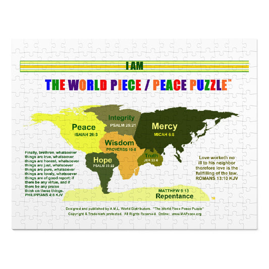 World Peace Jigsaw Puzzle - GOLD