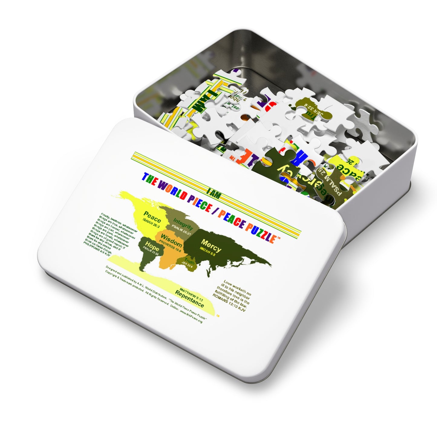 World Peace Jigsaw Puzzle - GOLD