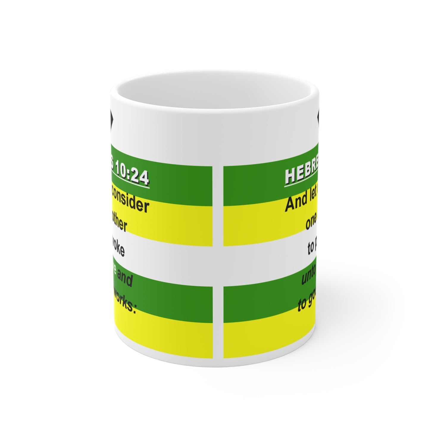 The HEBREWS 10:24 Drinking Mug 11oz