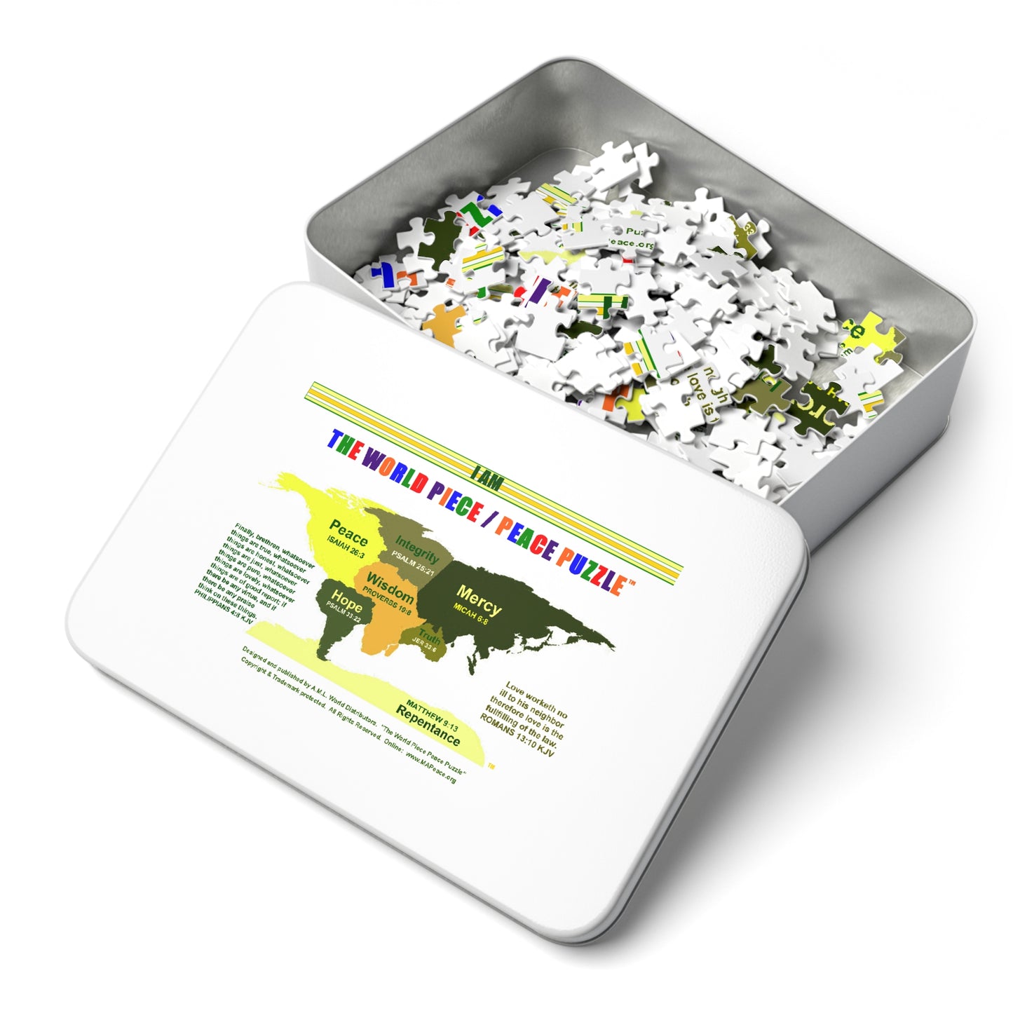 World Peace Jigsaw Puzzle - GOLD