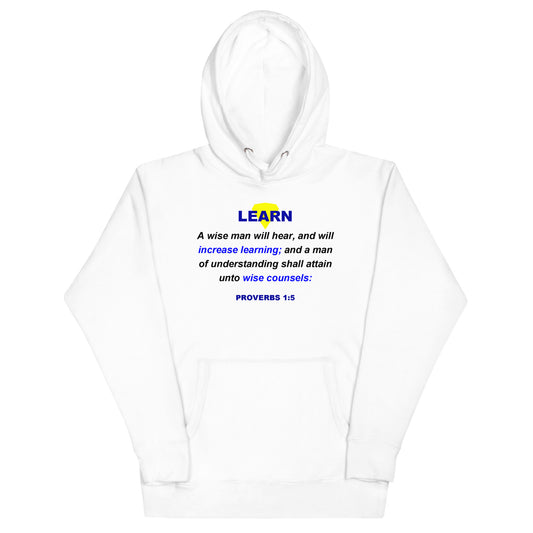 LEARN - Proverbs - Unisex Hoodie