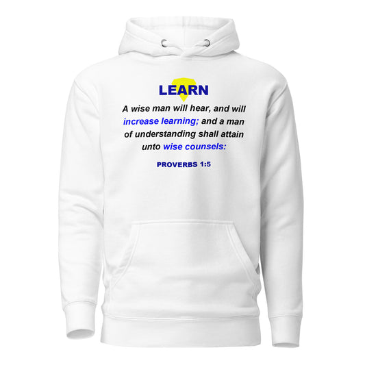 LEARN - Proverbs - Unisex Hoodie