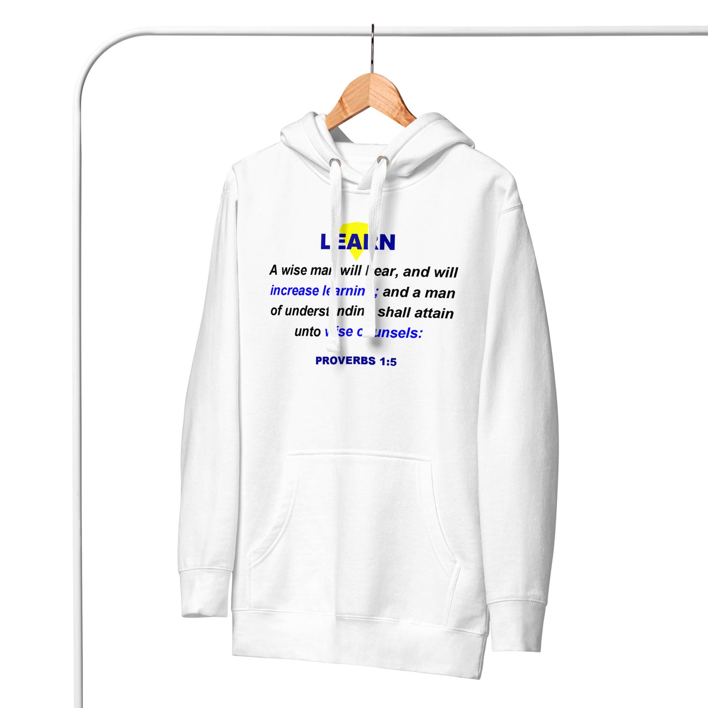 LEARN - Proverbs - Unisex Hoodie