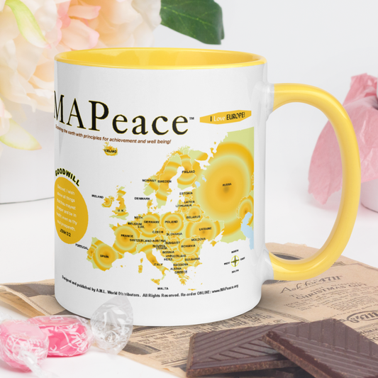 I Love Europe! - GOODWILL - Mug with Color Inside